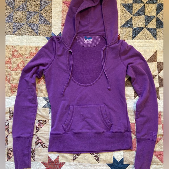 Garage Tops - Garage Purple Hoodie